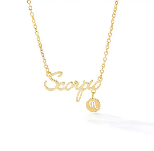 Horoscope Zodiac Sign Necklace "Scorpio"