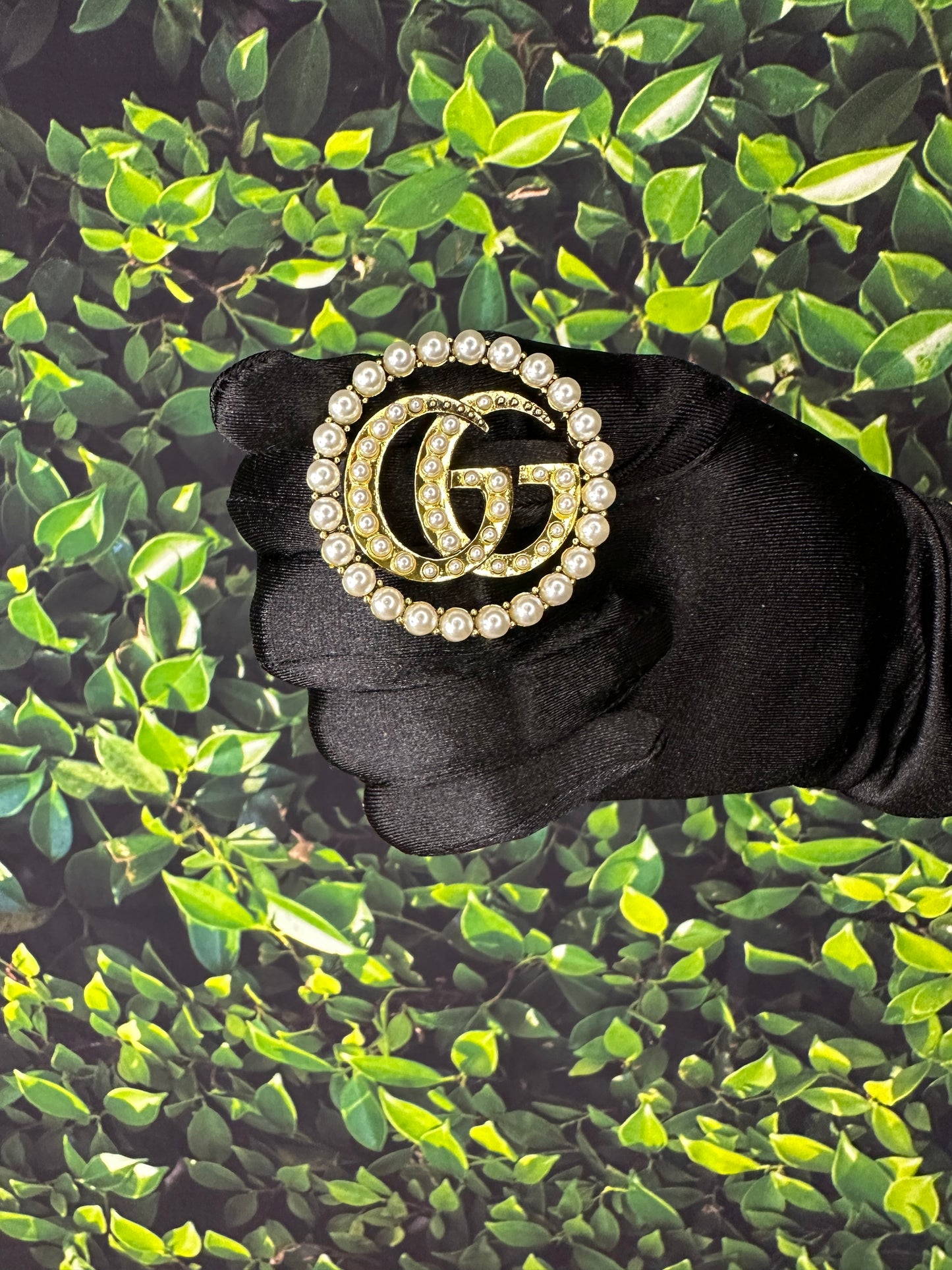 Gucci Pearl Studded Brooch